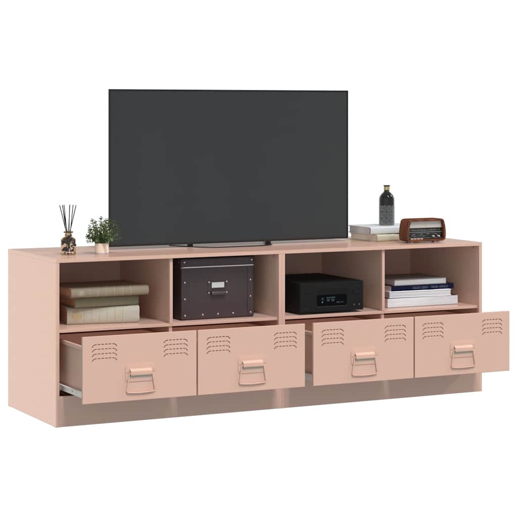 TV stands, 2 pcs., pink, 67x39x44cm, steel