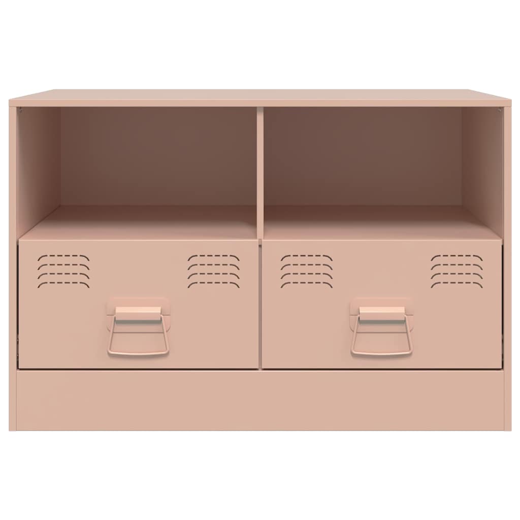 TV stands, 2 pcs., pink, 67x39x44cm, steel