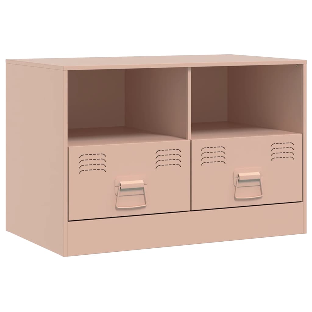 TV stands, 2 pcs., pink, 67x39x44cm, steel