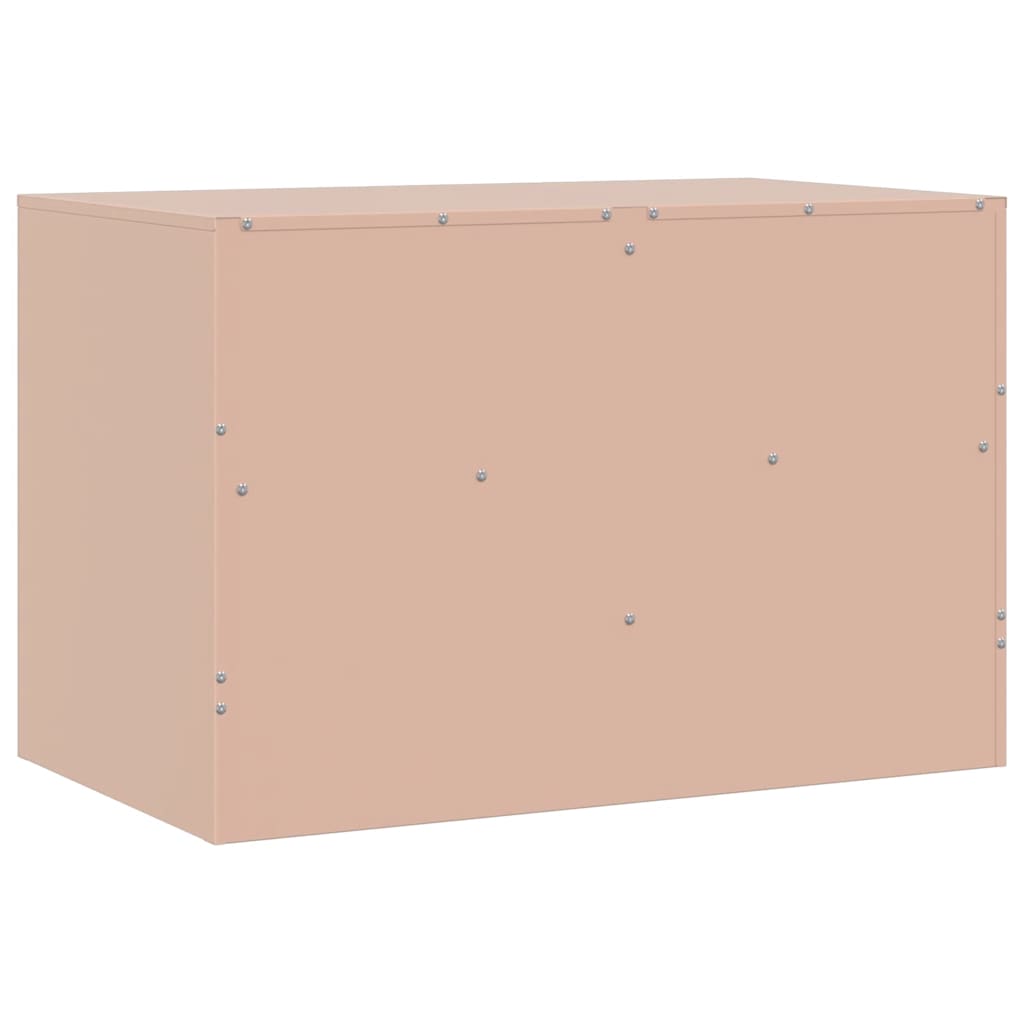 TV stands, 2 pcs., pink, 67x39x44cm, steel