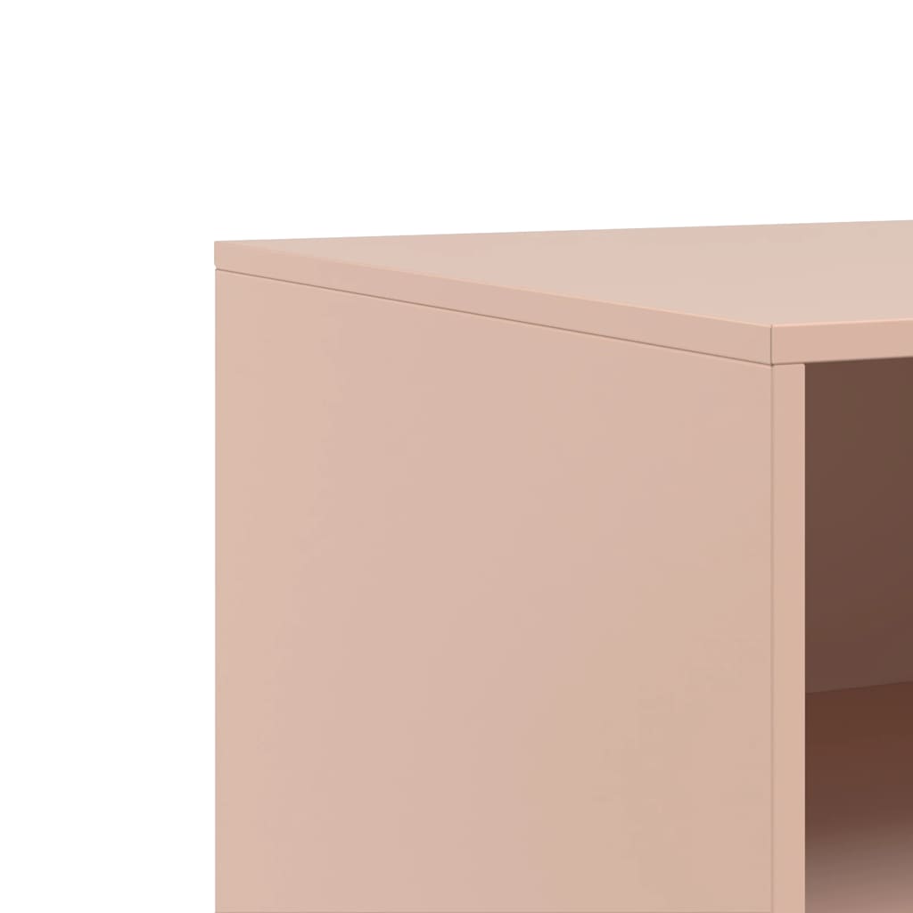TV stands, 2 pcs., pink, 67x39x44cm, steel