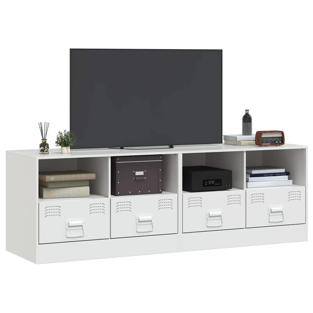 TV cabinets, 2 pcs., white, 67x39x44cm, steel