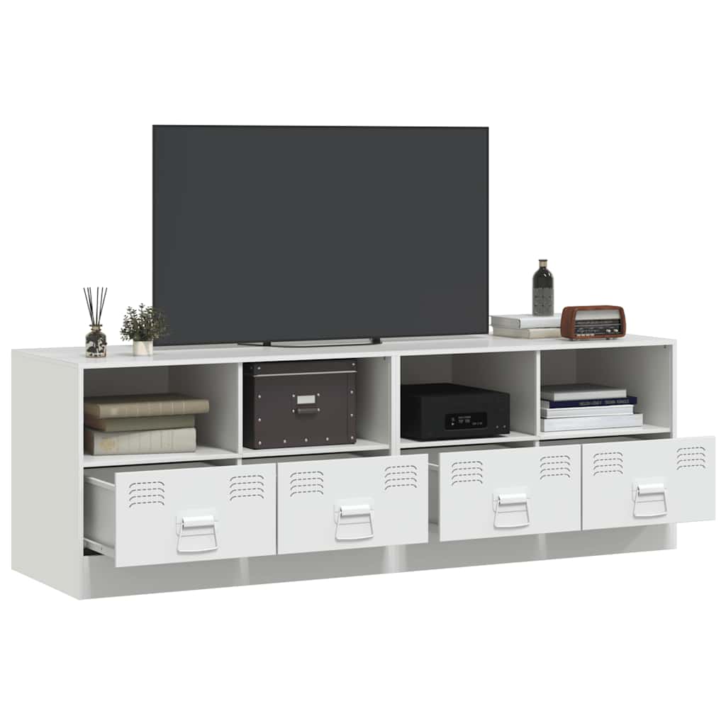 TV cabinets, 2 pcs., white, 67x39x44cm, steel