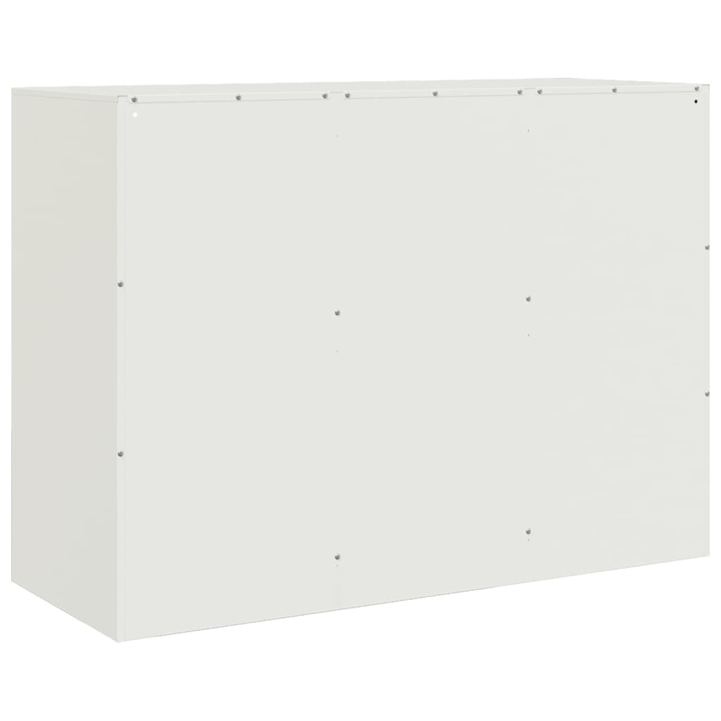 Šoninė spintelė, baltos spalvos, 99x39x73cm, plienas