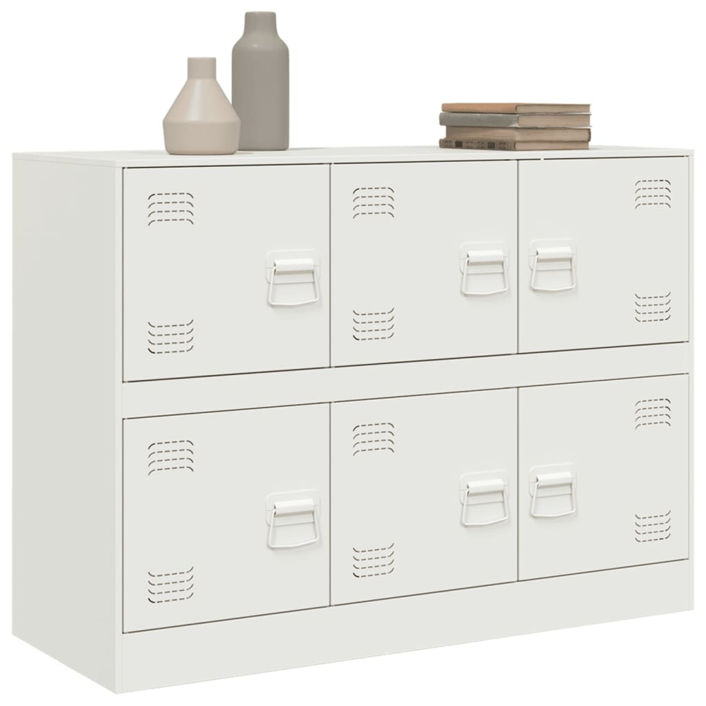 Sideboard, white, 99x39x73cm, steel
