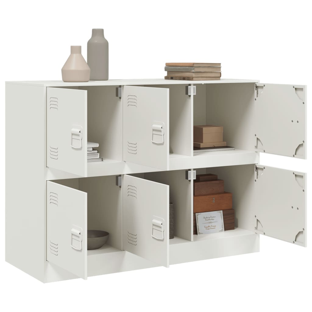 Sideboard, white, 99x39x73cm, steel