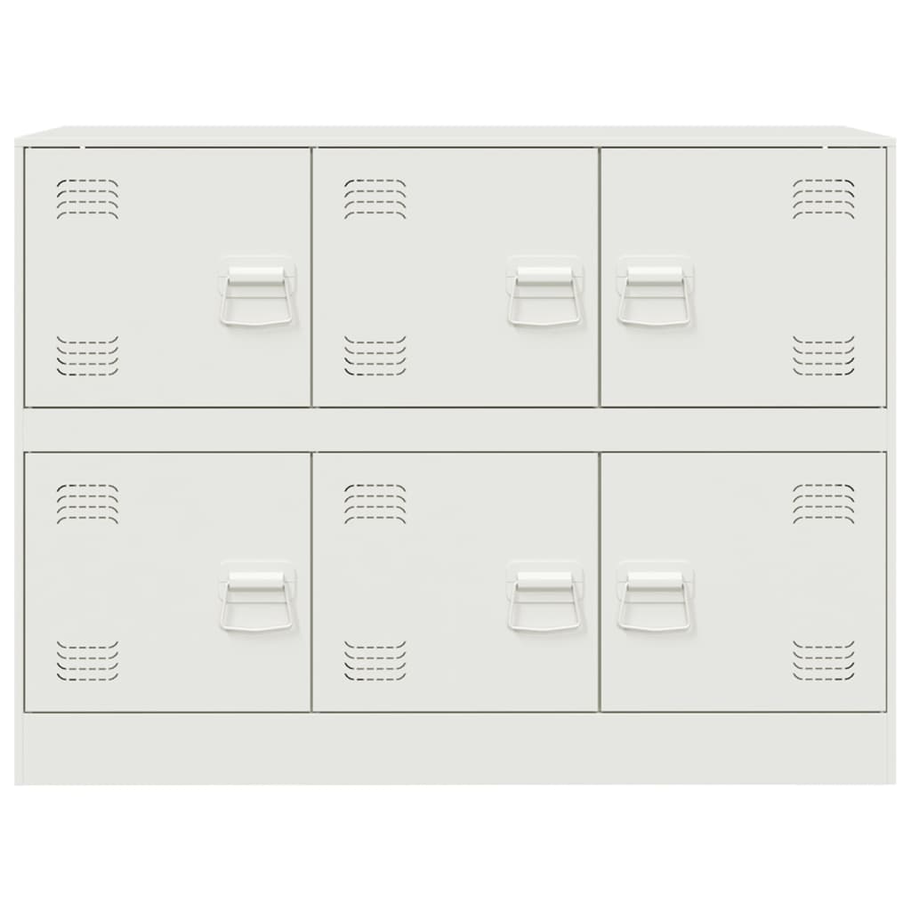 Sideboard, white, 99x39x73cm, steel