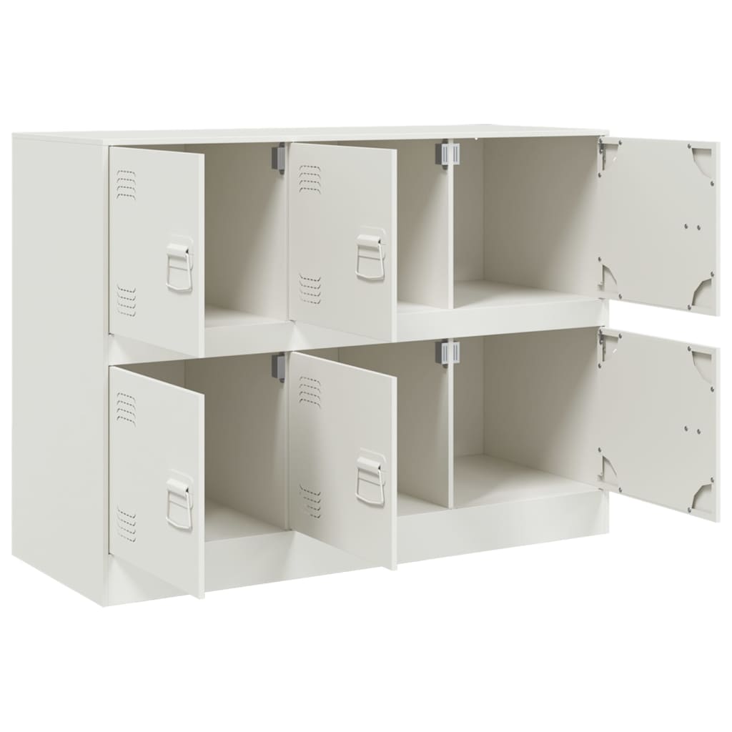 Sideboard, white, 99x39x73cm, steel
