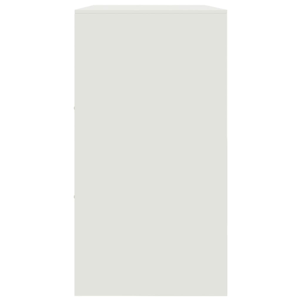 Sideboard, white, 99x39x73cm, steel