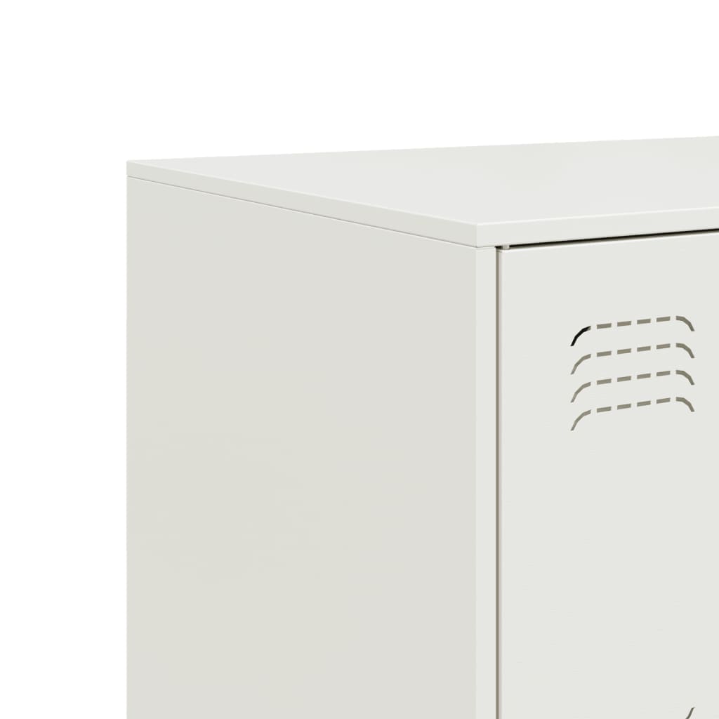 Sideboard, white, 99x39x73cm, steel