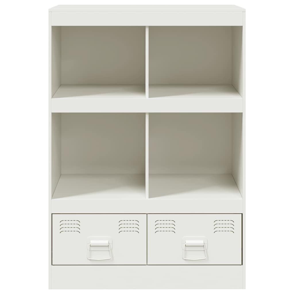 Chest of drawers, white, 67x39x95cm, steel