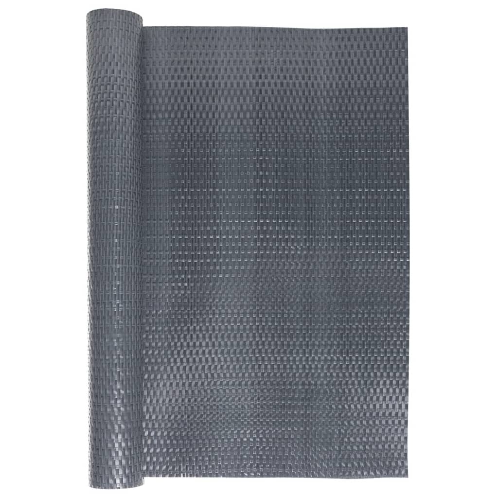 Balcony screen, anthracite, 300x80cm, polyrattan
