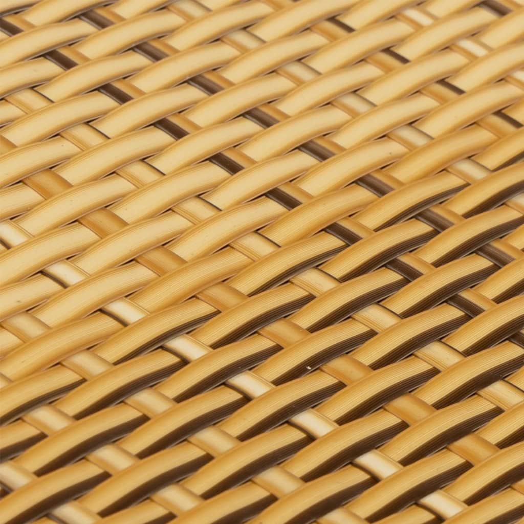Balkono pertvara, šviesiai rudos spalvos, 400x90cm, poliratanas