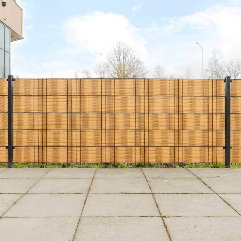 Balkono pertvaros, 10vnt., rudos, 255x19cm, poliratanas