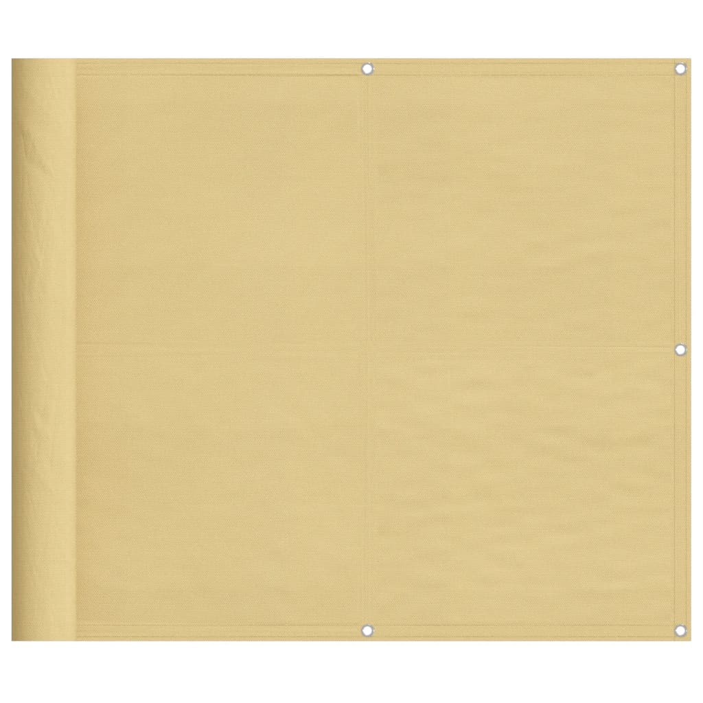 Balkono pertvara, smėlio, 90x300cm, 100% oksfordo poliesteris