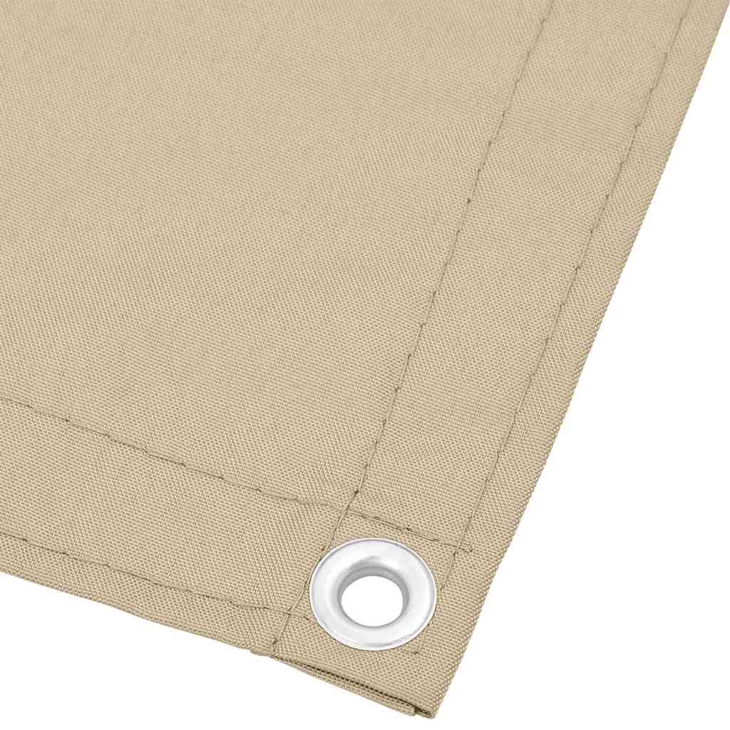 Balcony divider, sand, 75x1000cm, 100% Oxford polyester