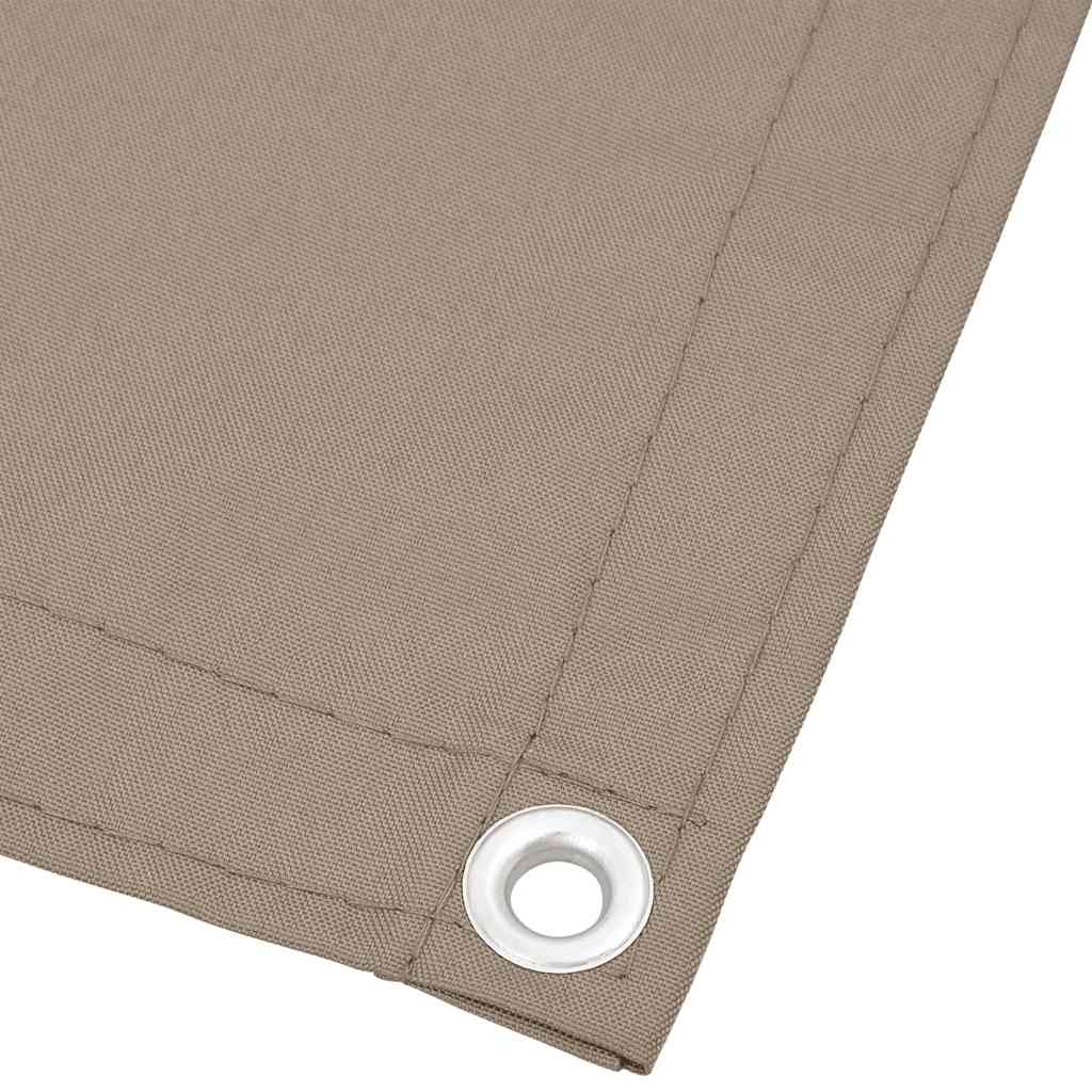 Balkona starpsiena, taupe, 75x800cm, 100% Oksfordas poliesters