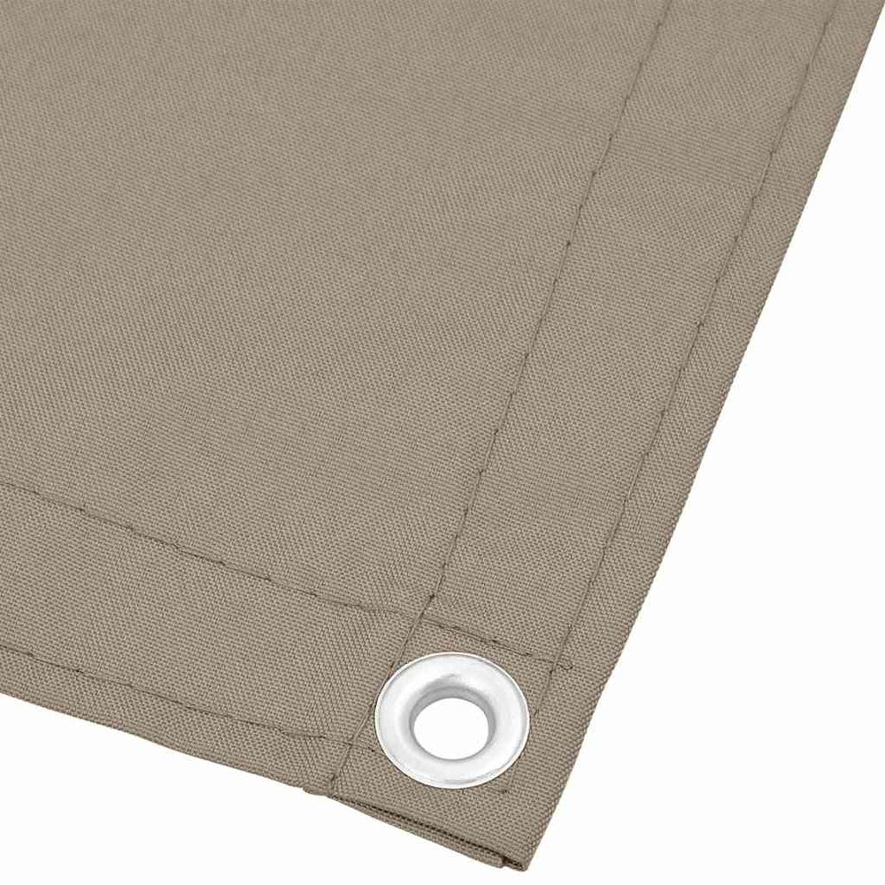 Balcony screen, taupe, 120x800cm, 100% Oxford polyester
