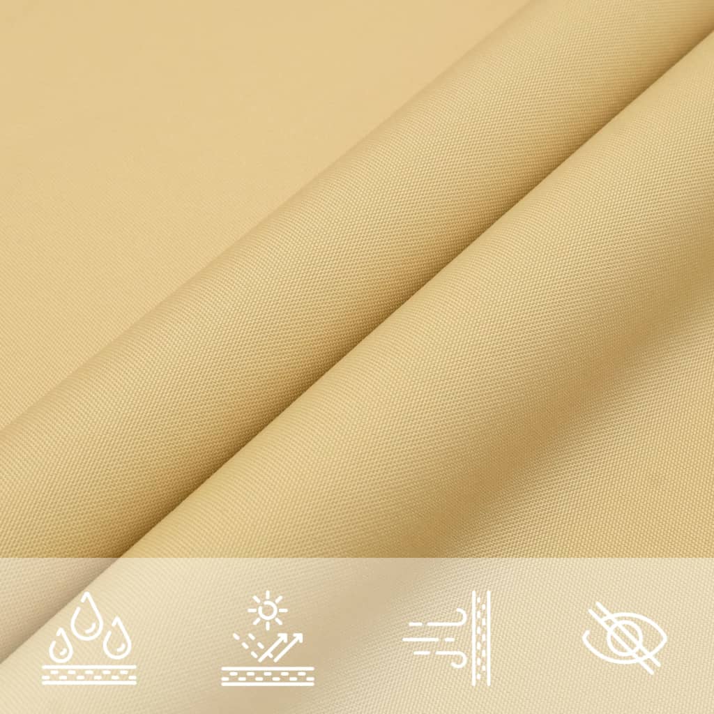 Sun shade sail, 5x3m, 100% oxford polyester
