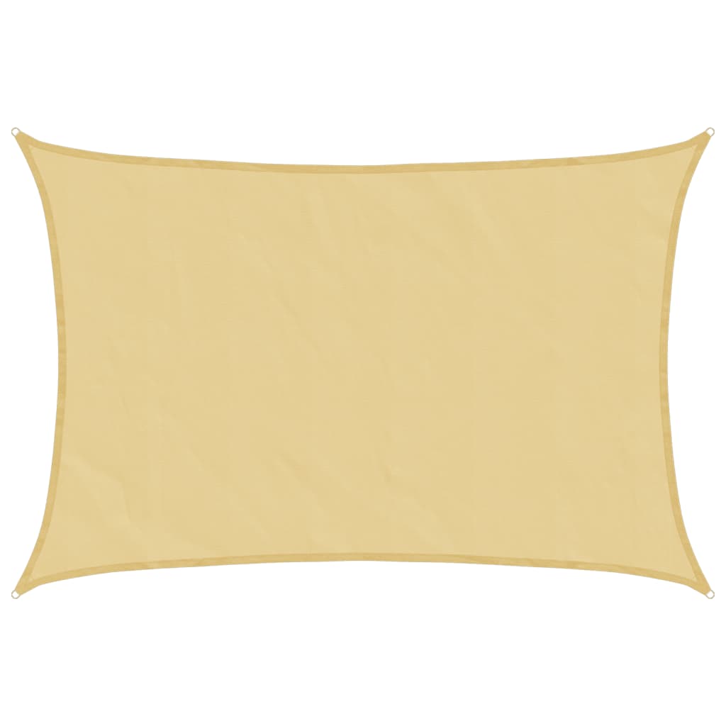 Burė nuo saulės, smėlio, 4x5m, 100% oksfordo poliesteris