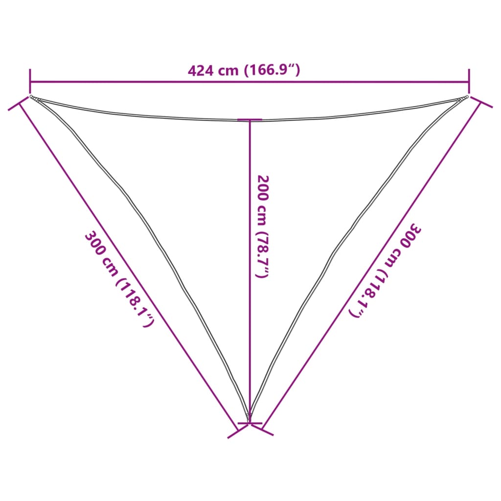 Saulessargs, pelēks, 3x3x4,24m, 100% Oksfordas poliesteris
