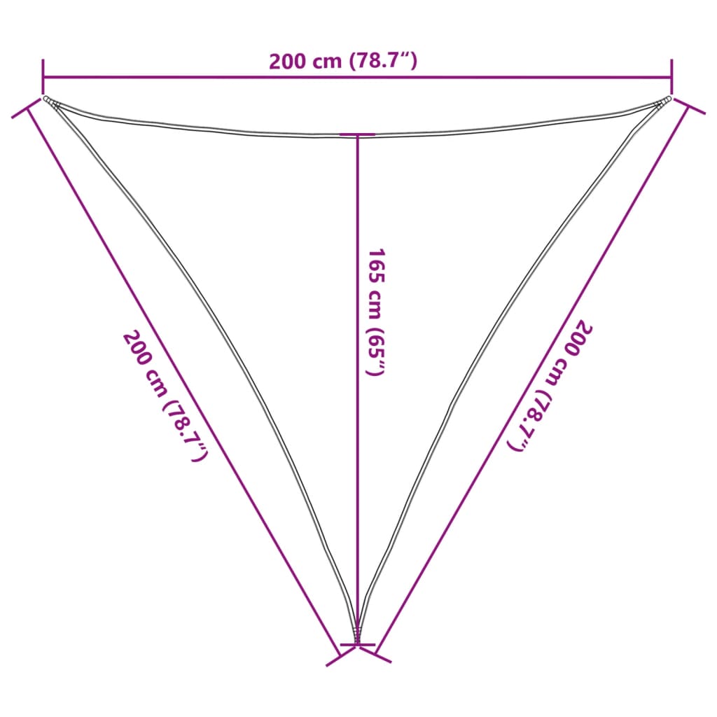 Burė nuo saulės, juoda, 2x2x2m, 100% oksfordo poliesteris