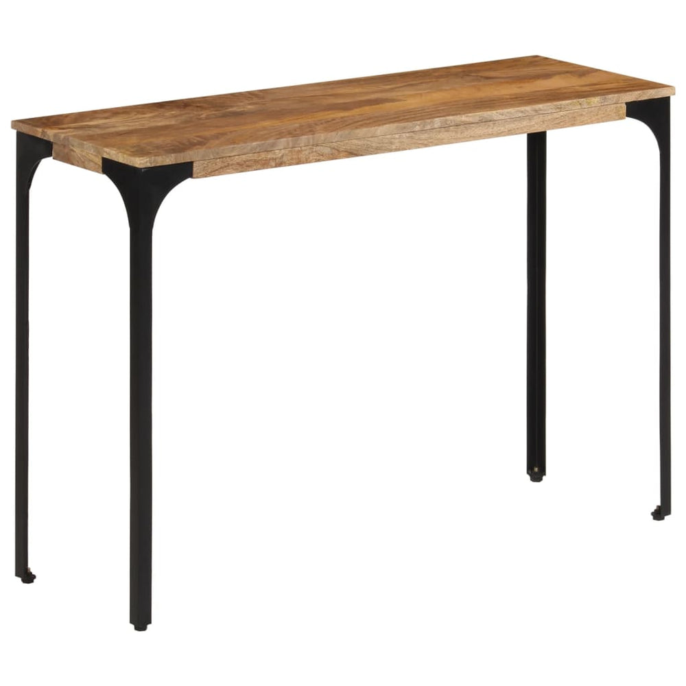 Konsolinis staliukas, rudas, 110x35x76cm, mango mediena/geležis
