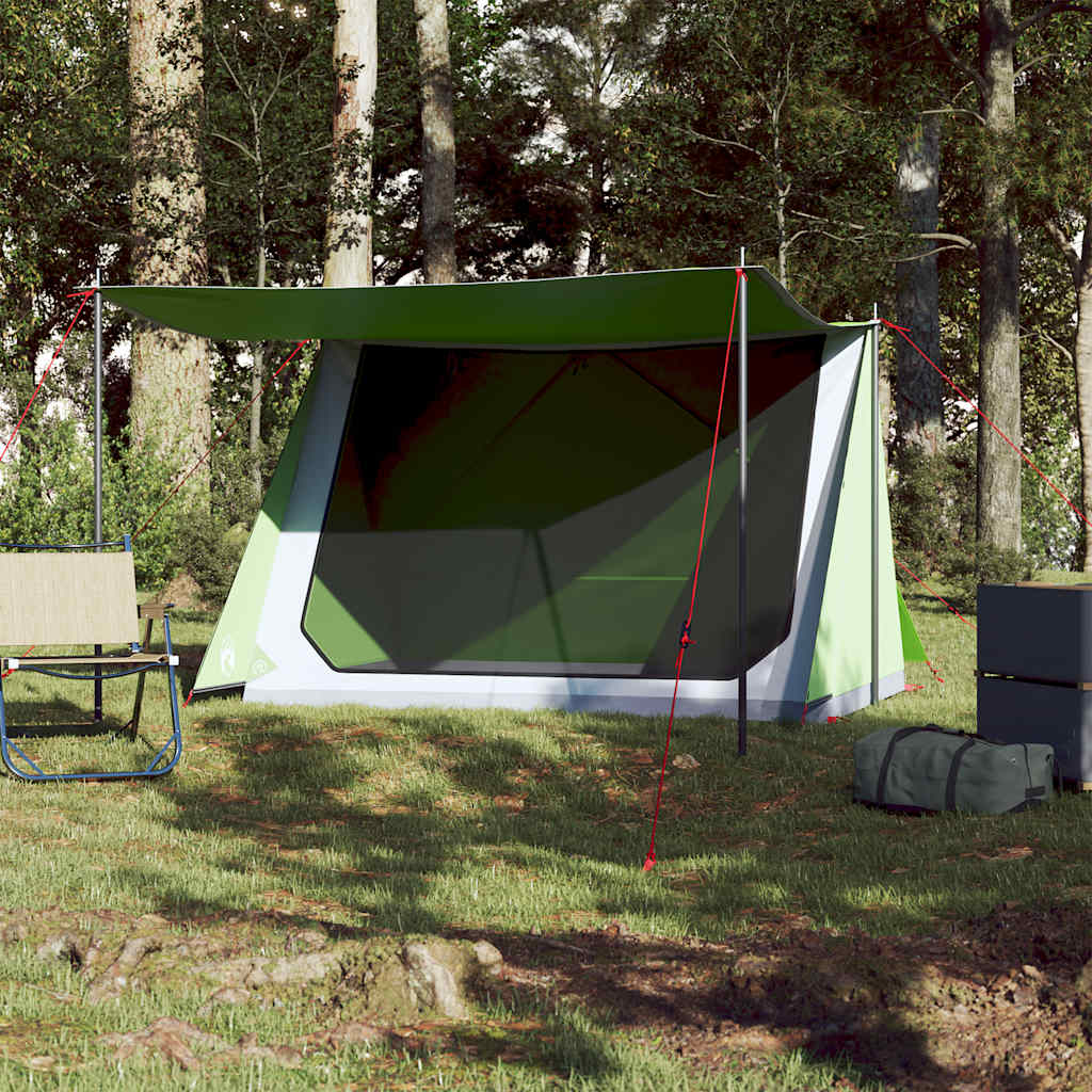 Camping tent, green, two-person, waterproof