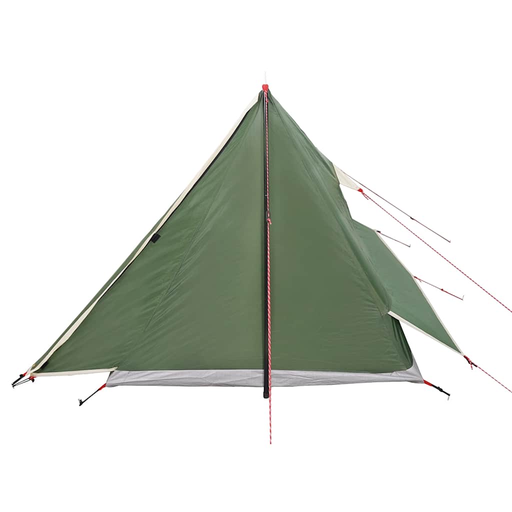 Camping tent, green, two-person, waterproof