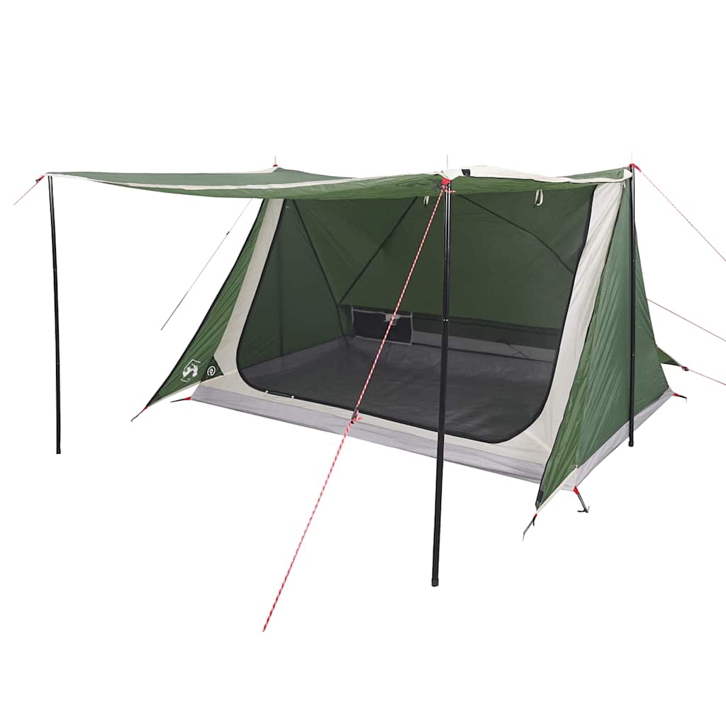 Camping tent, green, two-person, waterproof