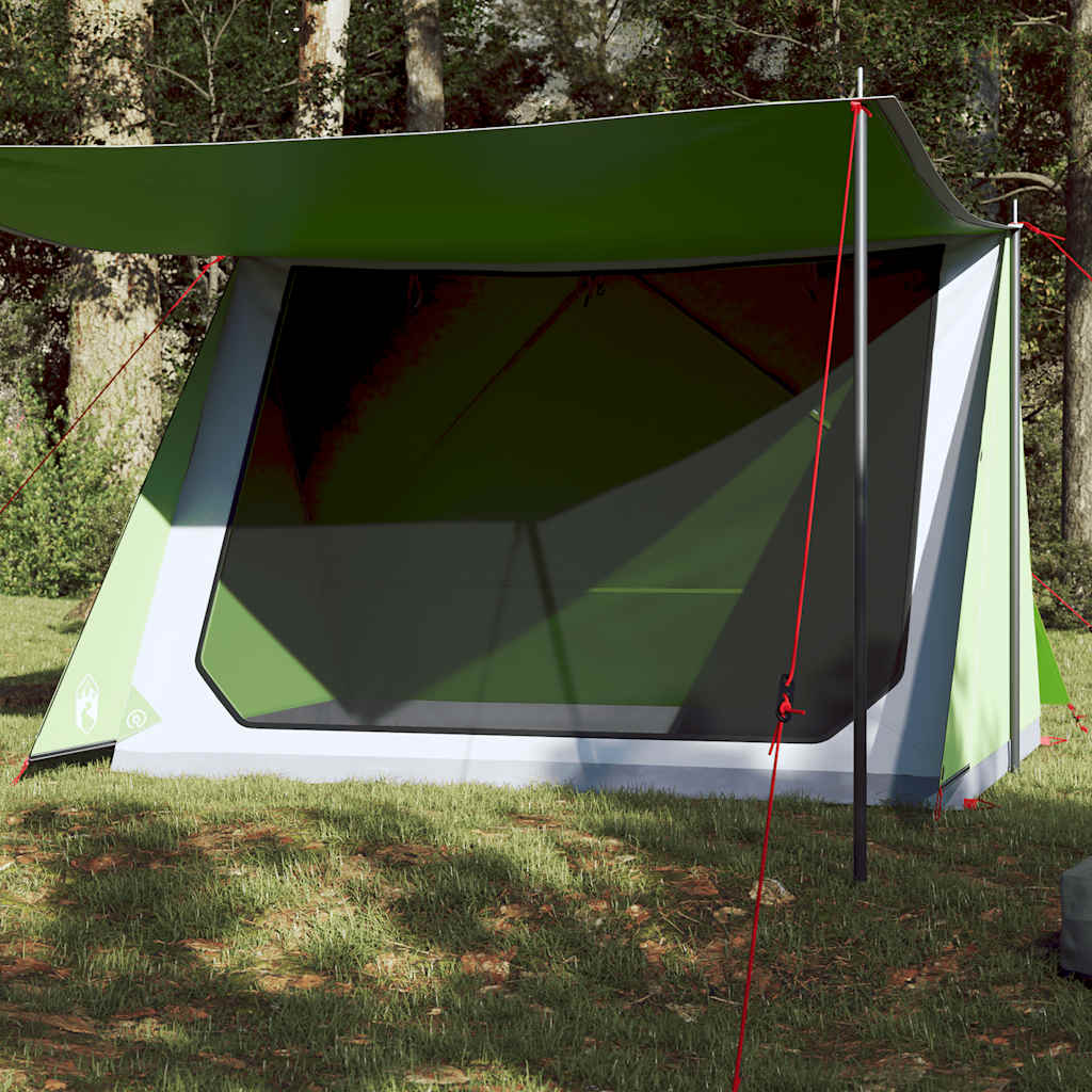 Camping tent, green, two-person, waterproof