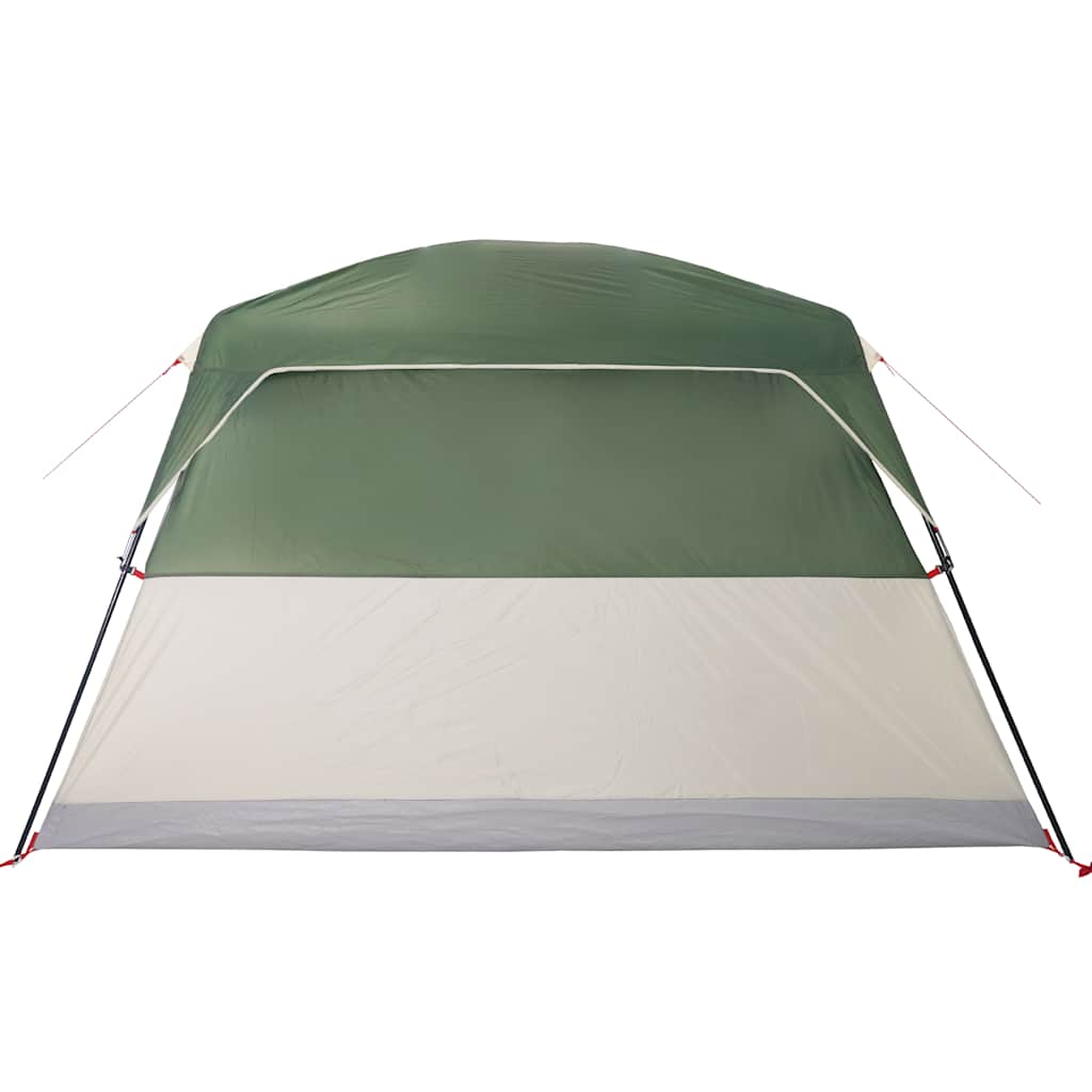 Camping tent, green, four-person, waterproof