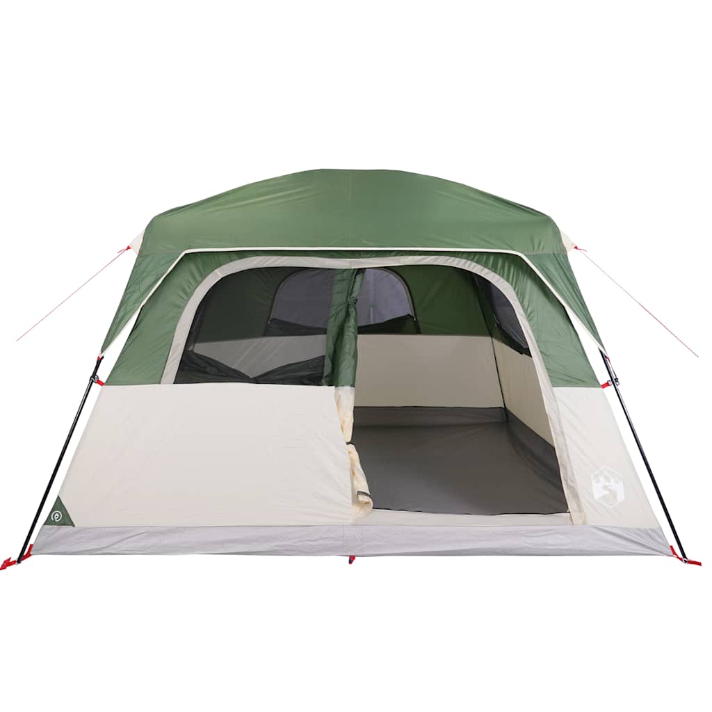 Family tent, green, six-person, waterproof
