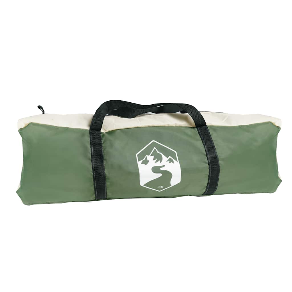 Family tent, green, six-person, waterproof