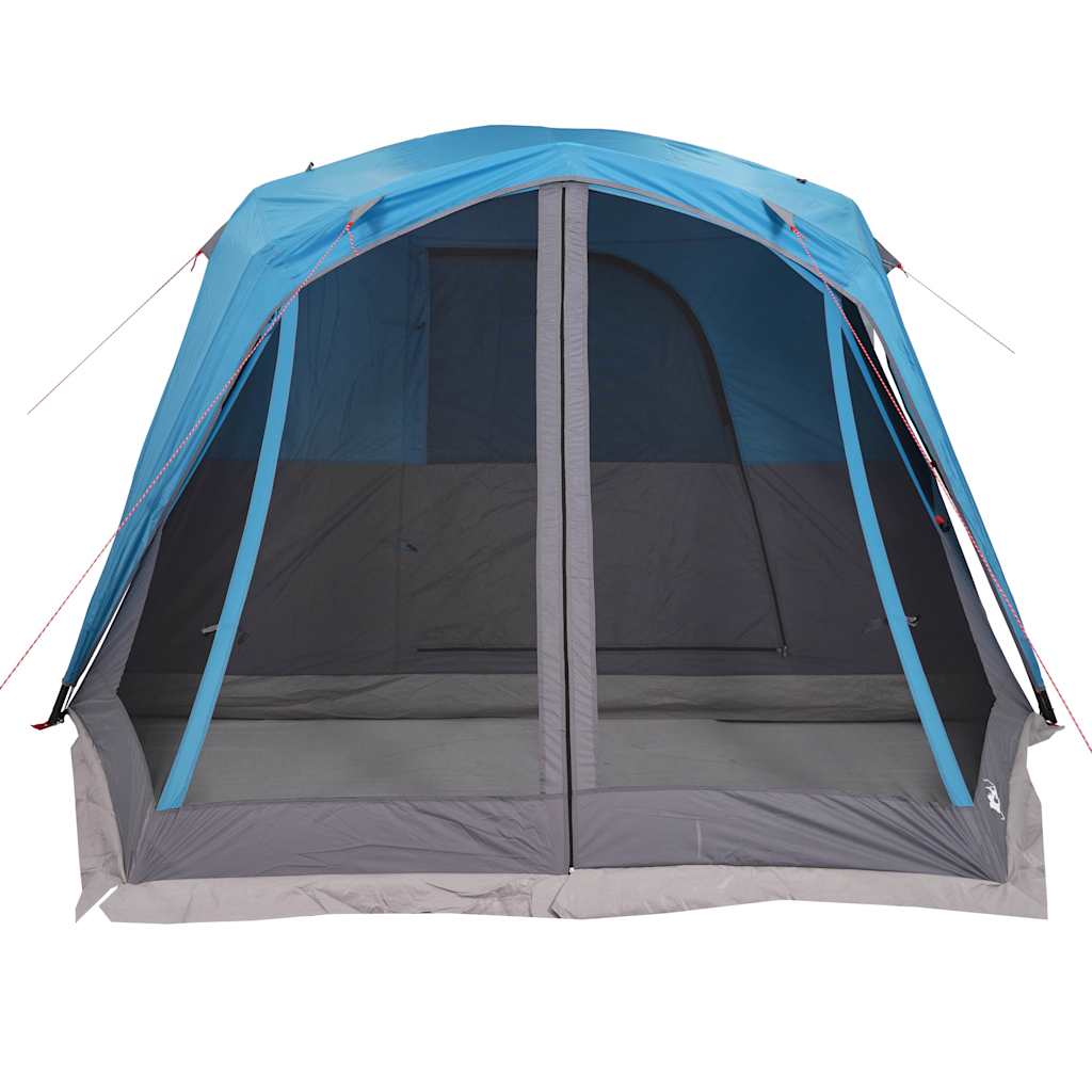 Camping Tent with Porch, Blue, 6-Person