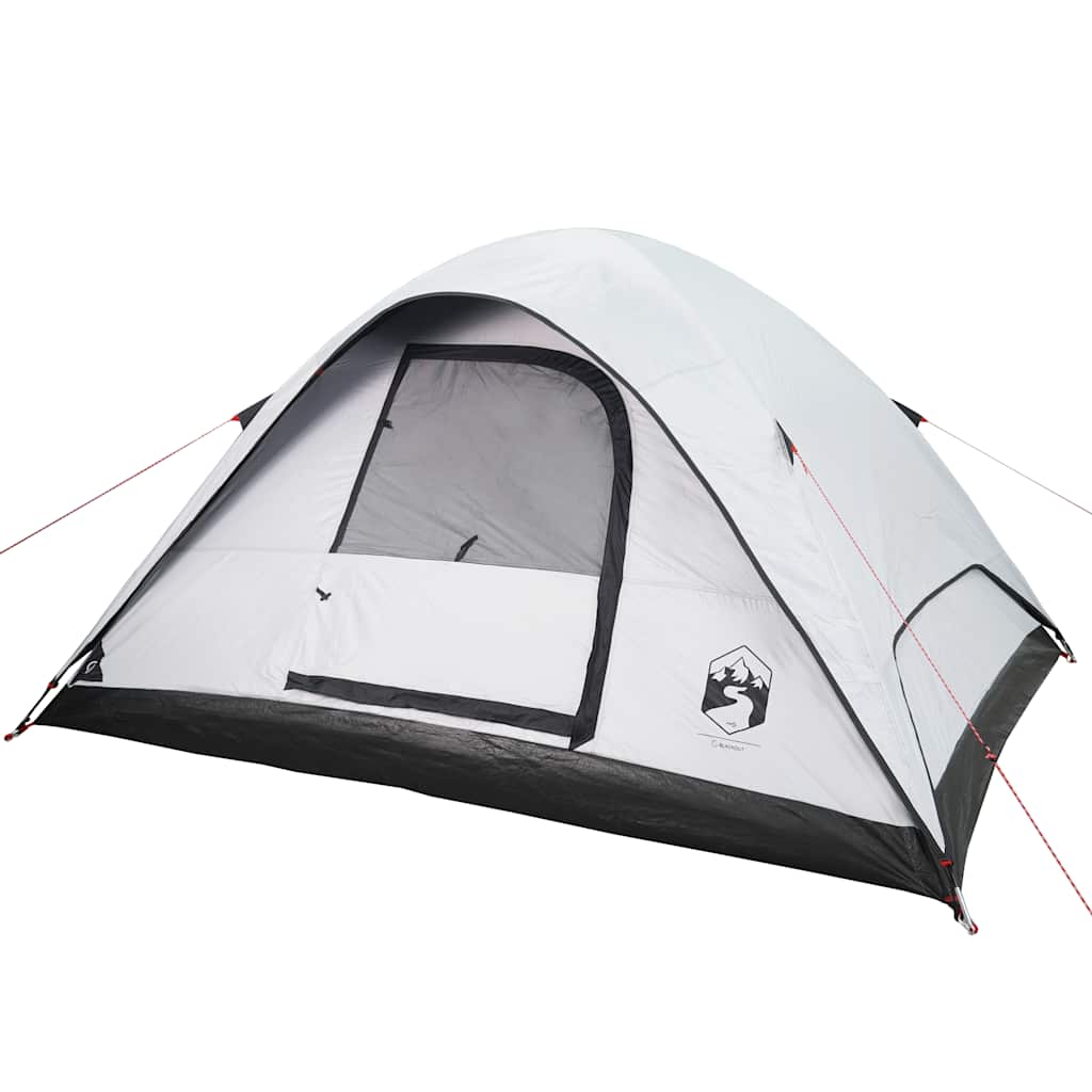 Family tent, white, six-person, blackout fabric