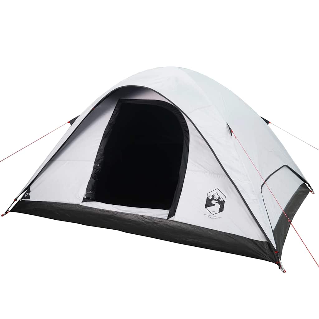 Family tent, white, six-person, blackout fabric