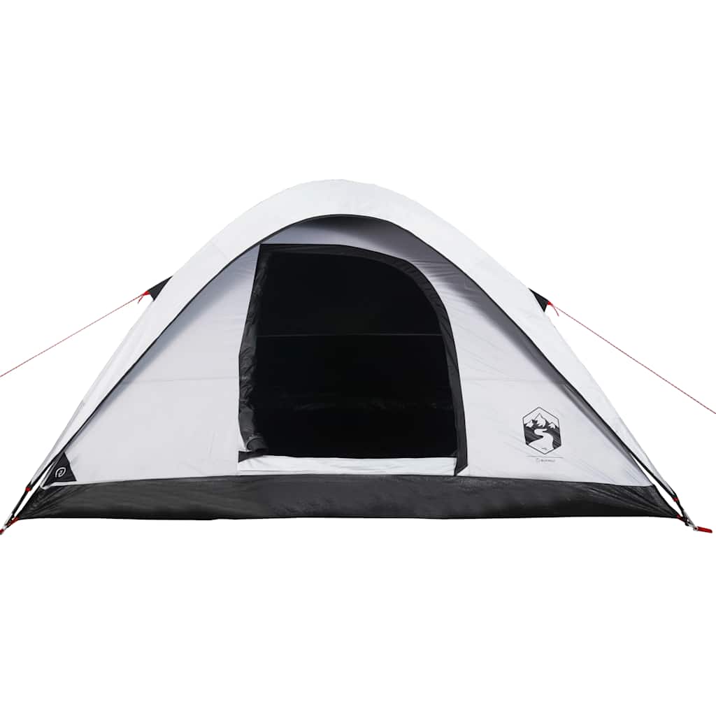 Family tent, white, six-person, blackout fabric