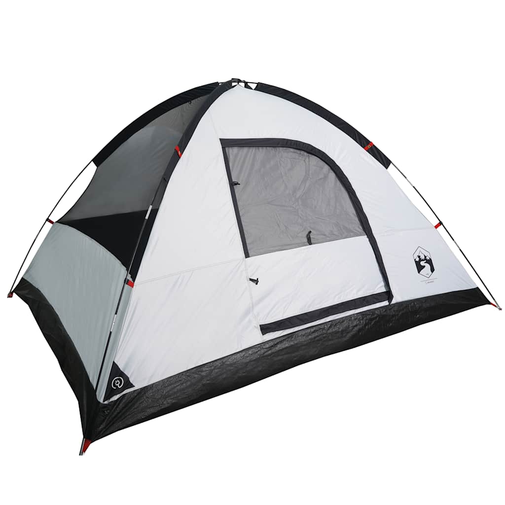 Family tent, white, six-person, blackout fabric