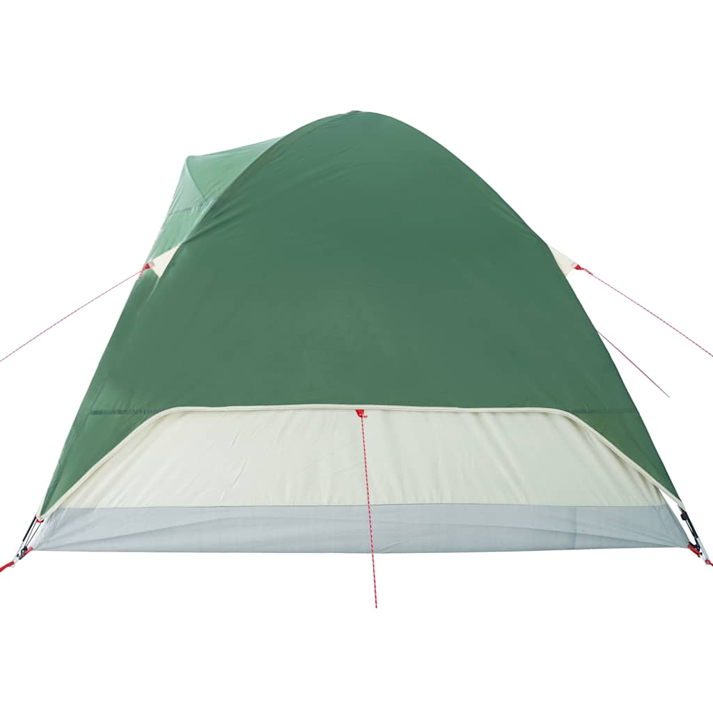 Family tent, green, six-person, dome-shaped