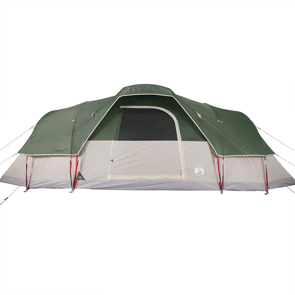Family tent, green, 11-person, dome