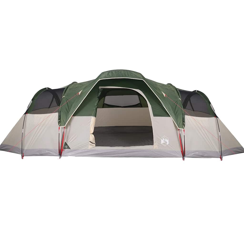 Family tent, green, 11-person, dome
