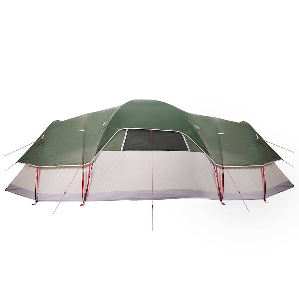 Family tent, green, 11-person, dome