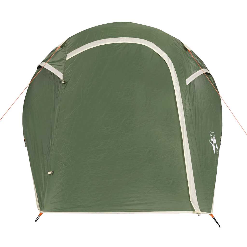 Camping tent, green, 3-person, tunnel