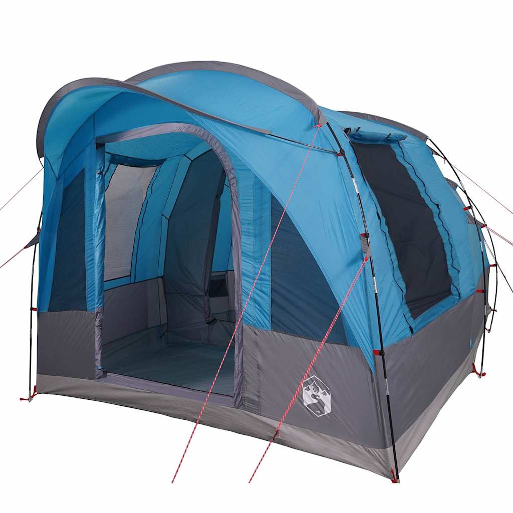 Camping tent, blue, 3-person, tunnel