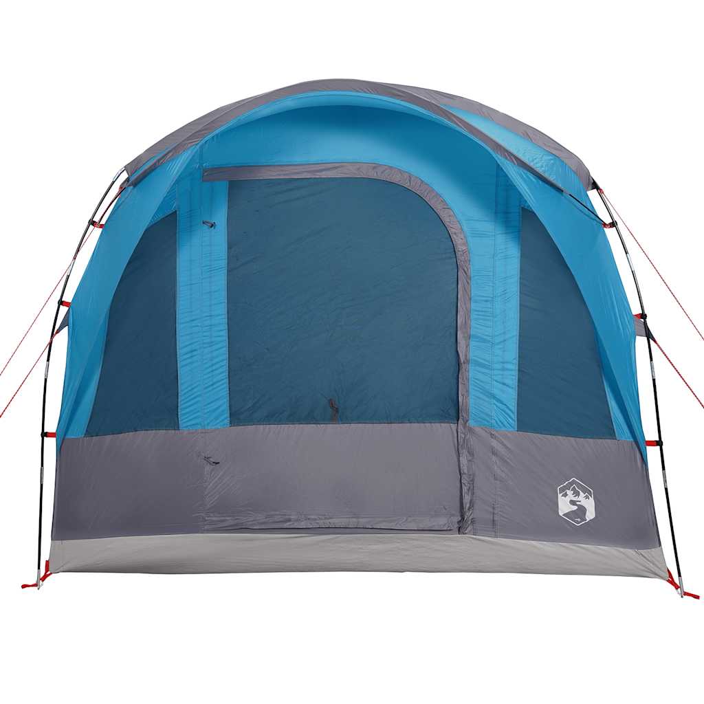 Camping tent, blue, 3-person, tunnel