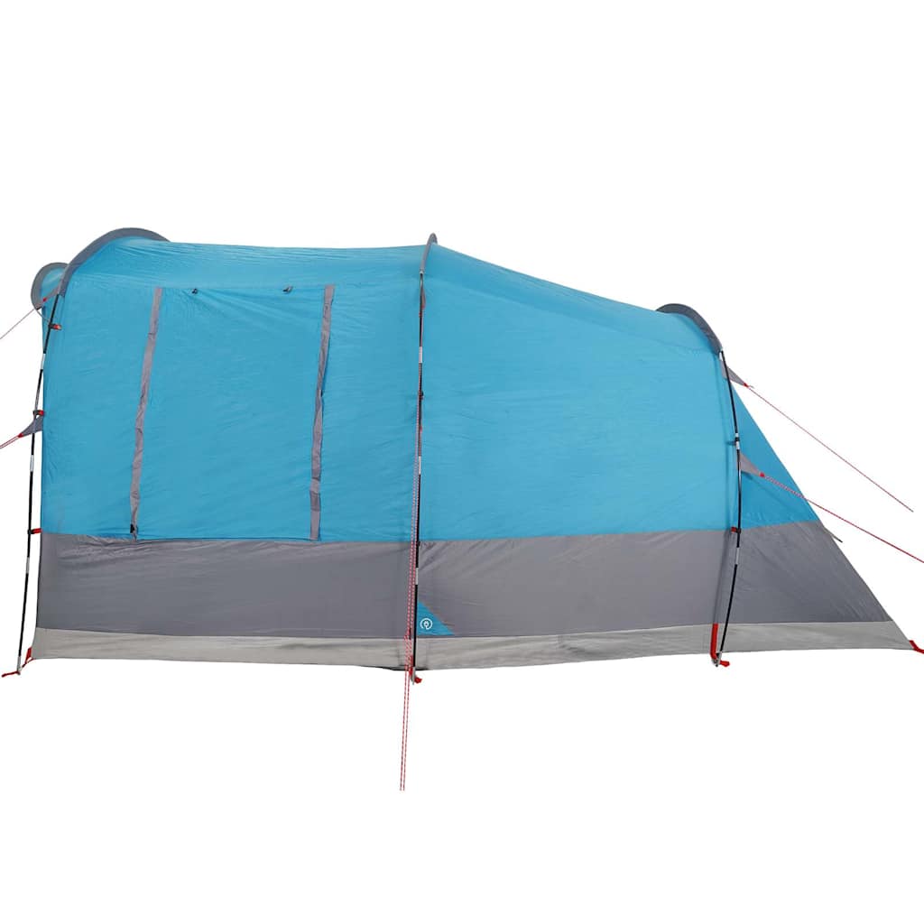 Camping tent, blue, 3-person, tunnel