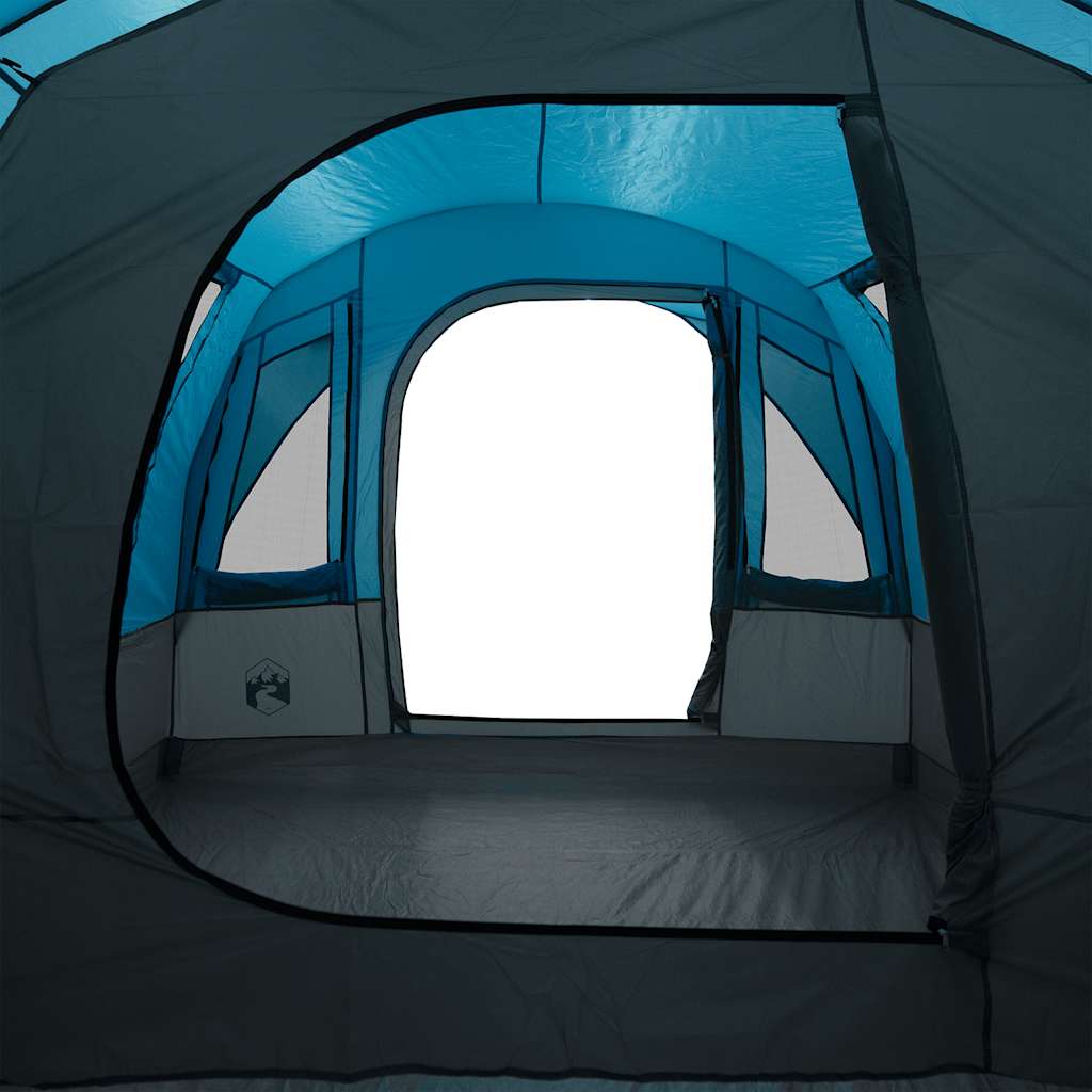 Camping tent, blue, 3-person, tunnel
