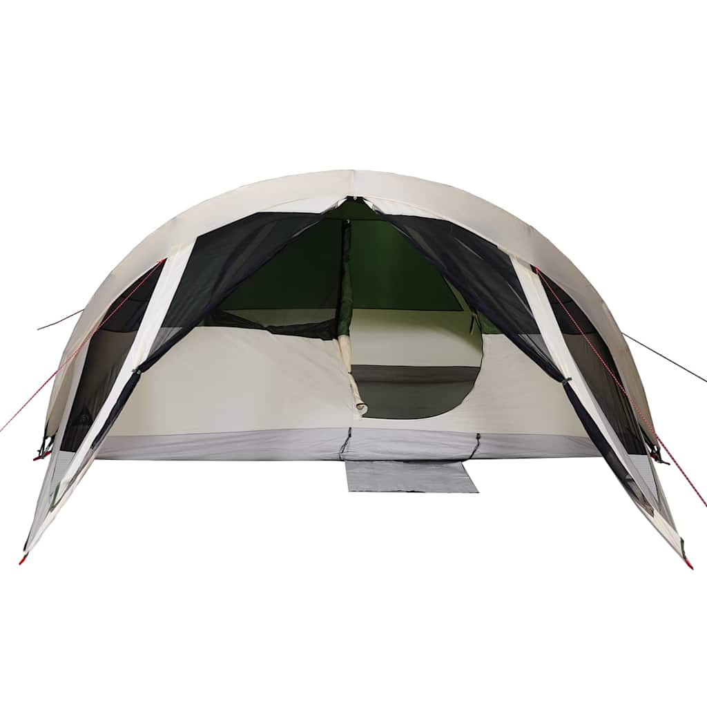 Family tent, green, six-person, waterproof