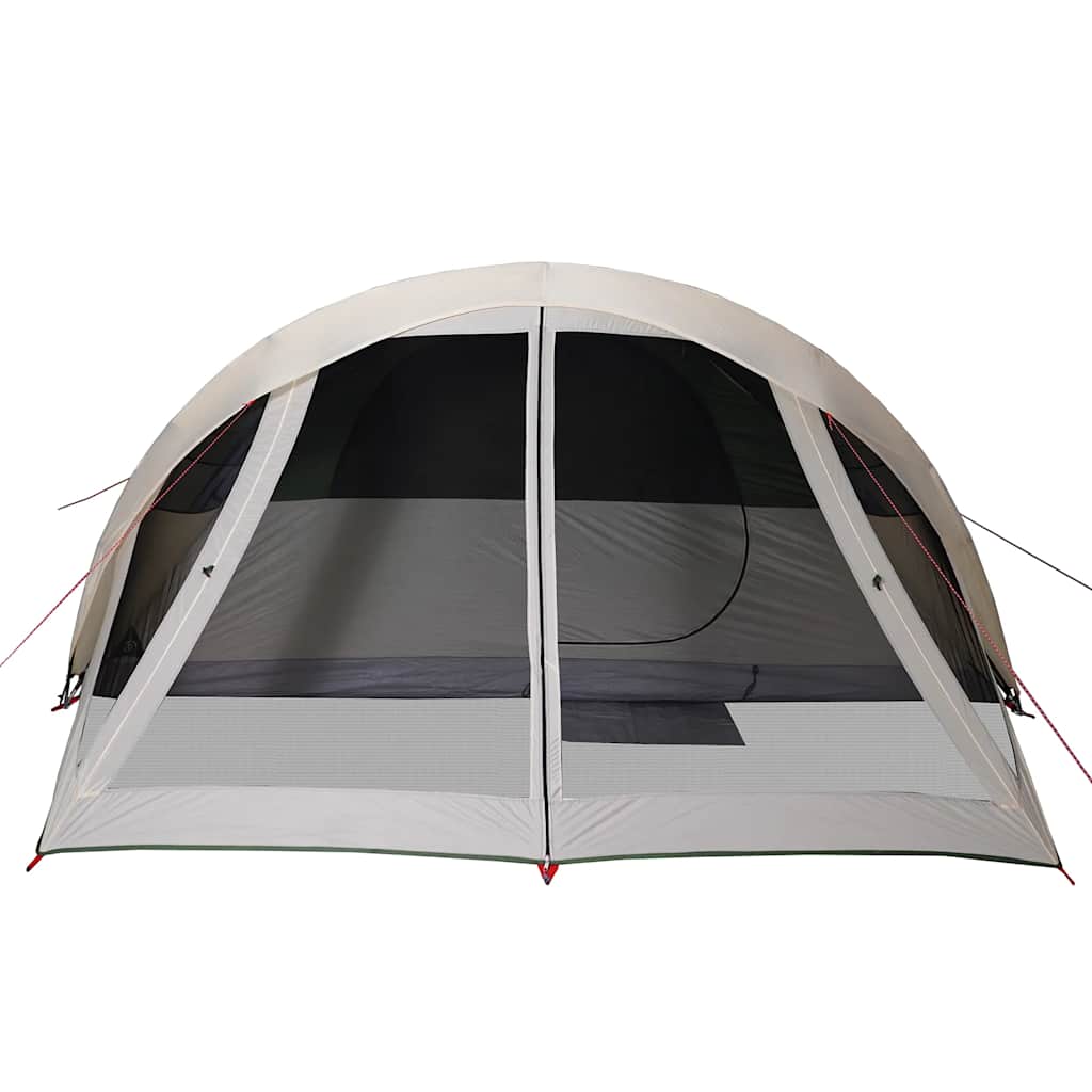 Family tent, green, six-person, waterproof